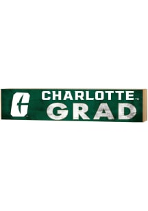 KH Sports Fan UNCC 49ers 3x13 Block Sign Grad Sign - Green