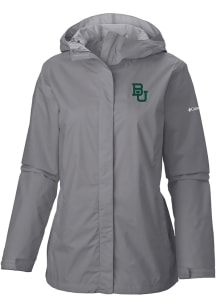 Columbia Baylor Bears Womens Grey Heat Seal Arcadia II Light Weight Jacket
