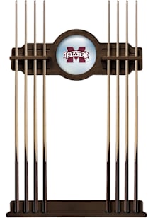 Mississippi State Bulldogs Solid Wood Cue Rack Pool Table