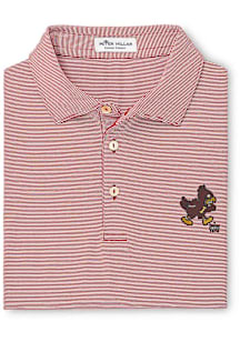 Peter Millar Iowa State Cyclones Mens Cardinal Jubilee Vault Short Sleeve Fashion Polo