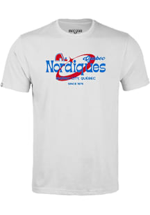 Levelwear Quebec Nordiques Youth White Richmond Jr Orbital Short Sleeve T-Shirt
