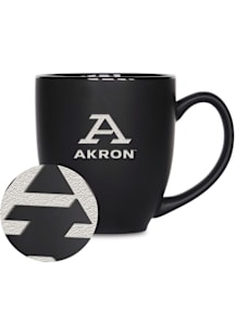 Akron Zips Bistro Ceramic Mug - Black