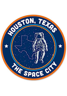 Houston The Space City Stickers - Navy Blue