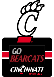 Red Cincinnati Bearcats LED Paw Marquee Sign