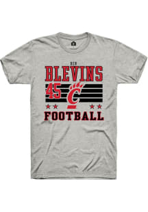 Ben Blevins Rally Mens Ash Cincinnati Bearcats NIL Striped Player T Shirt