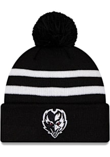 New Era Baltimore Ravens Black BCP BAL Knit Pom Mens Knit Hat