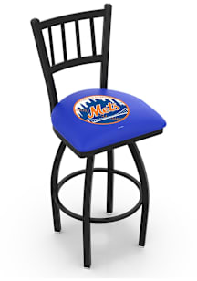 New York Mets Swivel Counter Pub Stool - Black