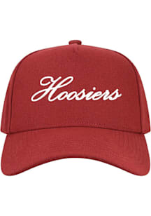 Indiana Hoosiers Coach Hoosiers Script Adjustable Hat - Crimson