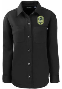Cutter and Buck Nashville SC Womens Black Roam Shirt Light Weight Jacket