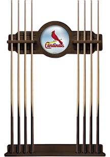 St Louis Cardinals Solid Wood Cue Rack Pool Table