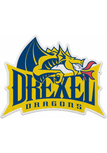 Navy Blue Drexel Dragons Logo Shaped Pennant