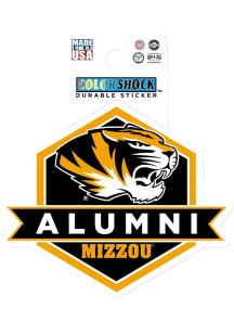 Missouri Tigers 3&quot; Alumni Durable Stickers - Black