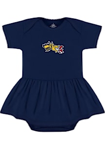 Drexel Dragons Baby Navy Blue Team Graphic Short Sleeve One Piece