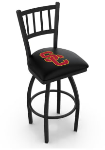 Black USC Trojans Swivel Counter Pub Stool