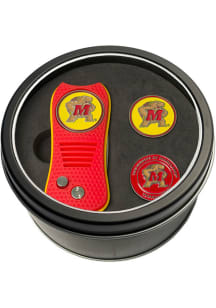 Red Maryland Terrapins Switchblade Markers Golf Gift Set