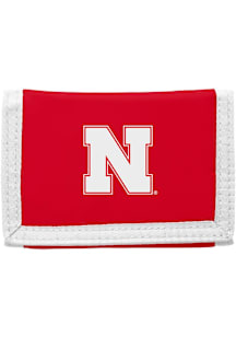 Nebraska Cornhuskers Velcro Mens Trifold Wallet