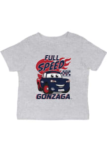 Vive La Fete Gonzaga Bulldogs Infant Full Speed Short Sleeve T-Shirt Grey