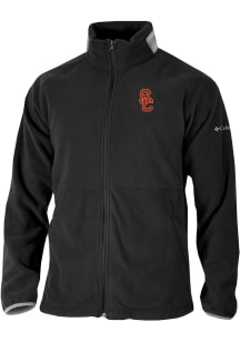 Mens USC Trojans Black Columbia Everest Ridge Long Sleeve Full Zip Jacket