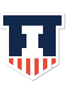 Illinois Fighting Illini Orange MD Shield Magnet