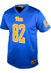Malachi Thomas Genuine Collective Mens Blue Pitt Panthers NIL Football Jersey