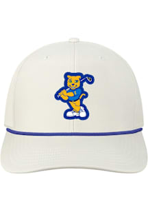 Pitt Panthers White Golf Roc Back Nine Adjustable Hat