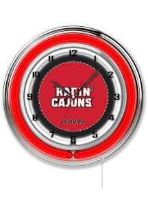 Louisiana Ragin' Cajuns 19in Neon Wall Clock