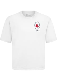 Levelwear Boston Red Sox White Signature Knit Signet Short Sleeve Fashion T Shirt