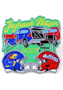 Kansas Jayhawks Souvenir 2025 vs Fresno State Game Day Pin - Blue