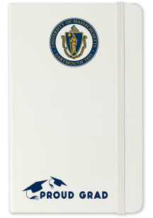 University of Massachusetts Dartmouth Proud Grad team logo Notebook and Folder - White