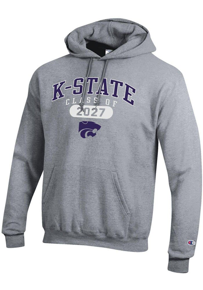 Champion K-State Wildcats Mens GREY HEATHER Class of 2027
