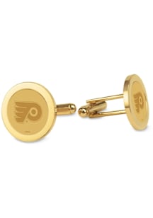 Philadelphia Flyers Gold Mens Cufflinks
