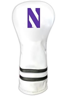 White Northwestern Wildcats Vintage Fairway Golf Headcover