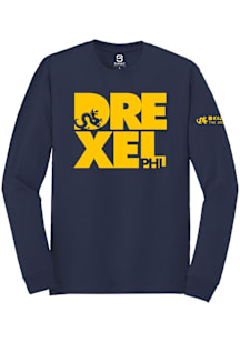 Summit Sportswear Drexel Dragons Navy Blue Admitted Students Day 2020 Long Sleeve T Shirt