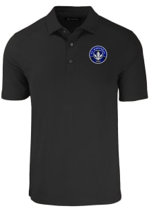 Cutter and Buck Montreal Impact Mens Black Forge Recycled Short Sleeve Polo