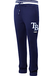 Pro Standard Tampa Bay Rays Mens Navy Blue Script Tail Sweatpants