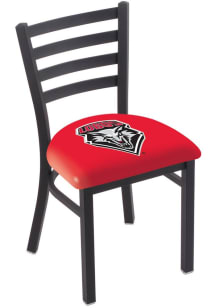 New Mexico Lobos Stationary Black Wrinkle Finish Pub Stool - Black
