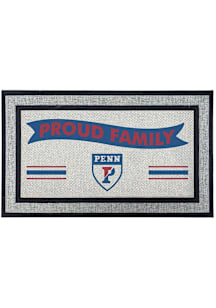 Pennsylvania Quakers Proud Family 18x30 Door Mat