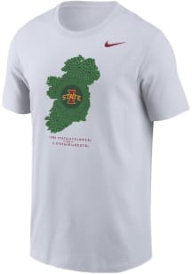 Nike Iowa State Cyclones White Aer Lingus College Football Classic Short Sleeve T Shirt
