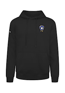 Levelwear Milwaukee Brewers Mens Black Podium Core Long Sleeve Hoodie