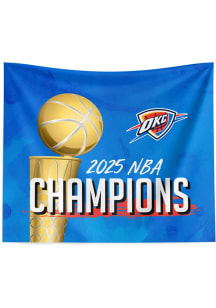 Oklahoma City Thunder 2025 NBA Finals Champions 34xx40 Tapestry Blanket