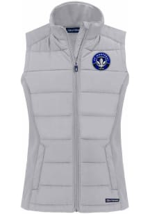 Cutter and Buck Montreal Impact Womens Grey Evoke Vest