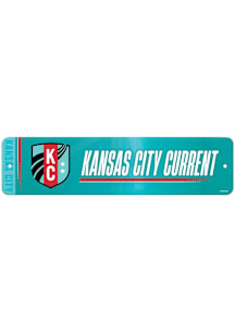 KC Current 4x15 Metal Sign - Teal