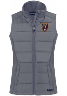 Cutter and Buck Real Salt Lake Womens Graphite Evoke Vest