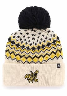 Iowa Hawkeyes 47 Elsa Cuff Womens Knit Hat - Natural
