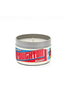 Wisconsin Small Tin Graphic White Candle