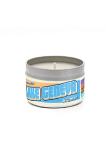 Wisconsin Small Tin Design White Candle