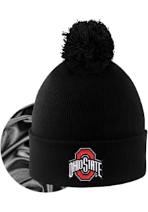 LogoFit Ohio State Buckeyes Black Monroe Womens Knit Hat