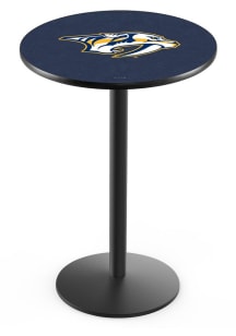 Nashville Predators Black Round Base Pub Table