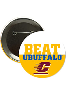 Central Michigan Chippewas BEAT Suny Buffalo 3" Button - Maroon