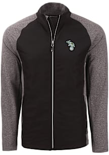 Cutter and Buck Oakland Athletics Mens Black Cooperstown  Adapt Eco Medium Weight Jacket